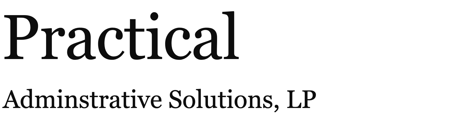 Practical Administrative Solutions logo